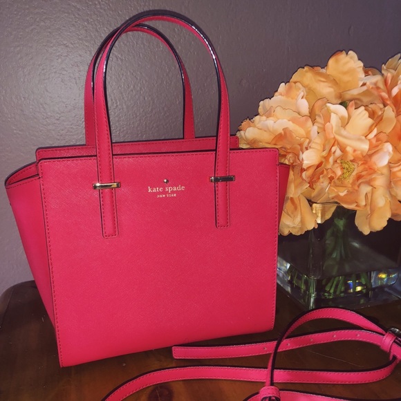 kate spade Handbags - Kate Spade Small Hayden Tote Leather Satchel, Pink